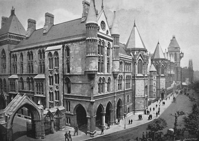 The New Law Courts, London, 1896 alkotó: Valentine and Sons Ltd