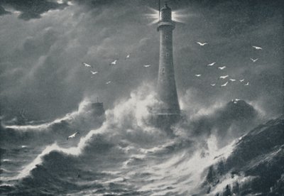 Eddystone világítótorony, 1910 alkotó: Valentine and Sons Ltd