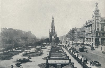 Princes Street, Edinburgh, 1910 alkotó: Valentine and Sons Ltd