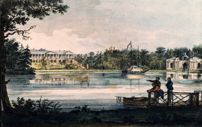 Cameron Galéria a Catherine-palotában, Carskoje Selóban, 1820 körül alkotó: Valerian Platonovich Langer