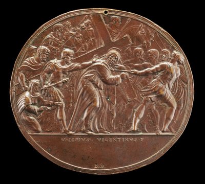 A keresztet hordozó Krisztus, 1525 vagy azután. alkotó: Valerio Belli