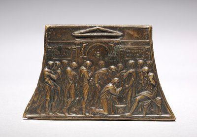Krisztus az apostolok lábát mosva, 1500-as évek. alkotó: Valerio Belli