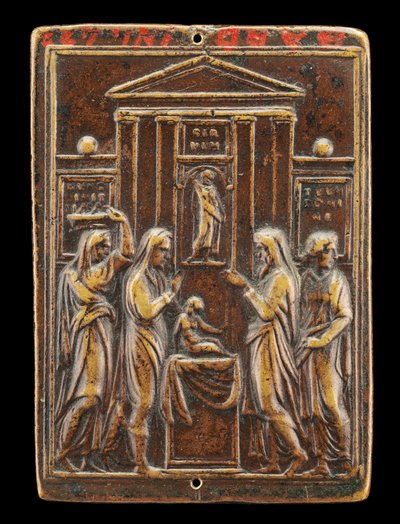 Krisztus bemutatása a templomban [fordítva], c. 1530-as évek. alkotó: Valerio Belli