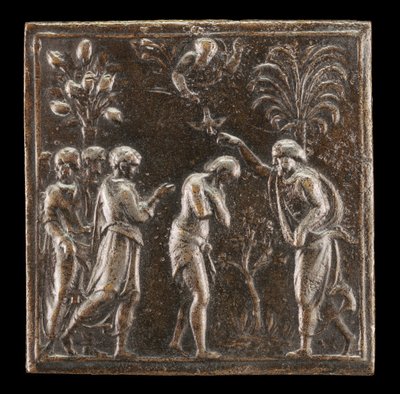 Keresztség a Jordánban, 1537 vagy azután. alkotó: Valerio Belli