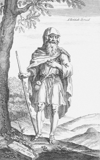 William Stukeley brit druida Stonehenge-ből, 1723 alkotó: Van Der Gucht