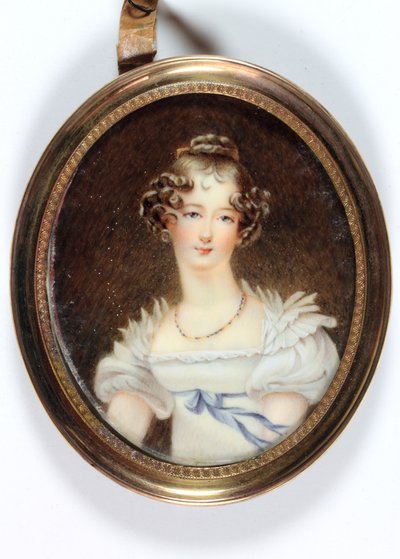 Lady Charlotte Cavendish Bentinck (zománc) alkotó: Vanacker (manner of)