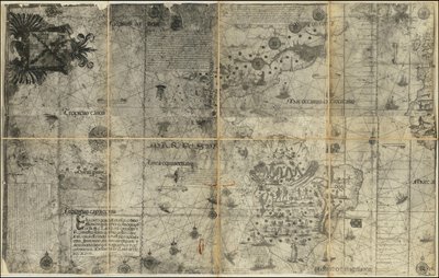 Sancho Gutiérrez 1551-es térképe a nyugati féltekéről. alkotó: Various