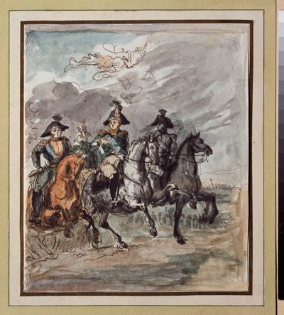 Felvonulás a Minin és Pozsarszkij emlékmű felavatása közben Moszkvában 1818. február 20-án (Parádé a Minin és Pozharsky emlékmű megnyitásán Moszkvában alkotó: Vasili Andreevich Tropinin
