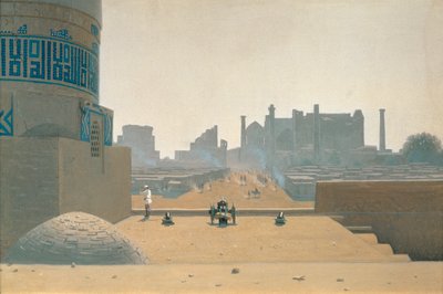 Fő utca Szamarkandban, kora reggel alkotó: Vasili Vasilievich Vereshchagin