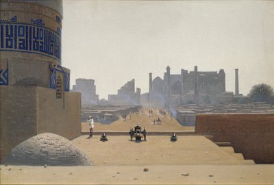 Szamarkand főutcája kora reggel, 1869-1870 alkotó: Vasili Vasilievich Vereshchagin