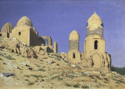 Shah-i-Zinda nekropolisz, az élő király Szamarkandban, 1869-1870 alkotó: Vasili Vasilievich Vereshchagin