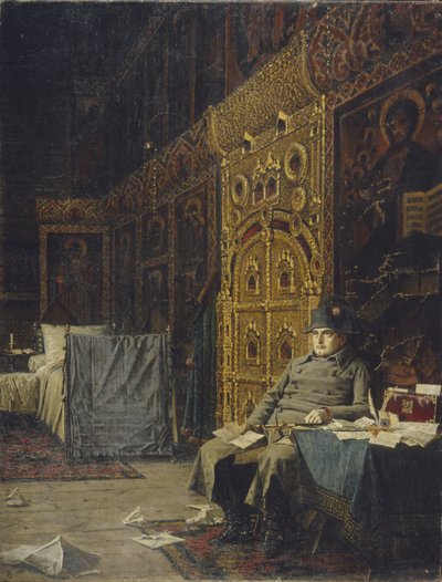 Úton. Rossz hírek Franciaországból, 1899-1900 alkotó: Vasili Vasilievich Vereshchagin