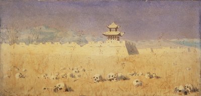 Ruins in Chuguchak, Xinjiang, 1869 alkotó: Vasili Vasilievich Vereshchagin