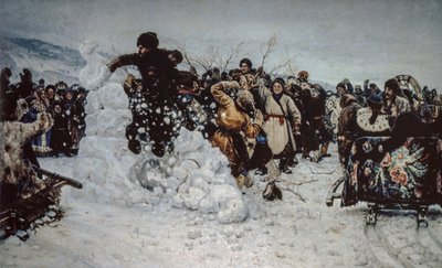 Hóvihar az erődön alkotó: Vasilij Ivanovic Surikov