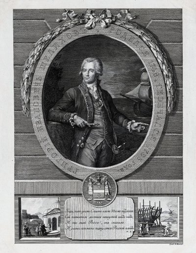 Grigorij Ivanovics Selikhov 1747-1795, XVIII. század vége. alkotó: Vasily Ivanovich Ivanov