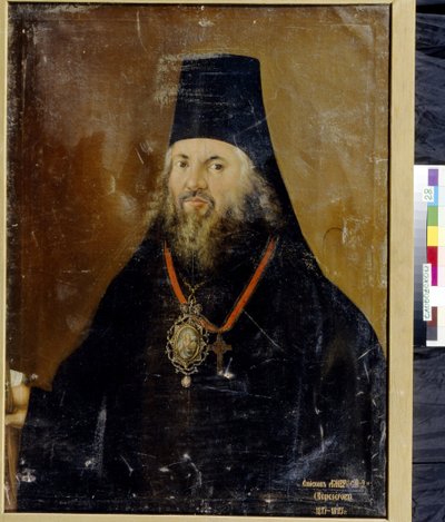 Ambrosius, Vjatka Slobodskoy érsek (1752-1809) portréja. Vaszilij Kornyilovics Lytkin festménye (aktív 1793 és 1802 között), olaj, vászon alkotó: Vasily Kornilovich Lytkin