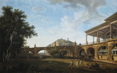 A Cameron Galéria rámpa a Carskoje Selo parkban, 1794 alkotó: Vasily Petrovich Petrov
