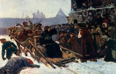 A Boyar Morozova tanulmánya, 1881, 1965. alkotó: Vasily Surikov