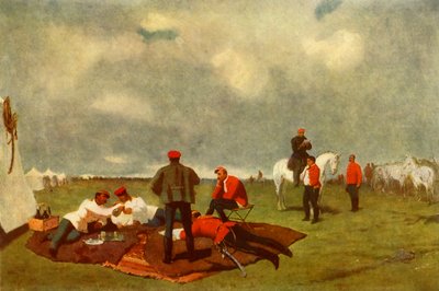 Katonai tábor, 19. század vége, 1965. alkotó: Vasily Vereshchagin