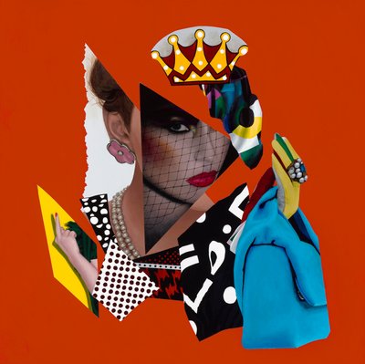 A bit of a Drama Queen, 2019 (Akril, fa) alkotó: Vaskeen Vaskeen