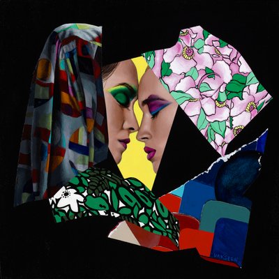 Intricate Mesh, 2019 (Akril, fa) alkotó: Vaskeen Vaskeen