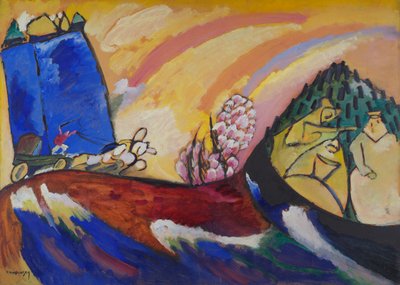 Festmény trojkával, 4036. alkotó: Wassily Kandinsky