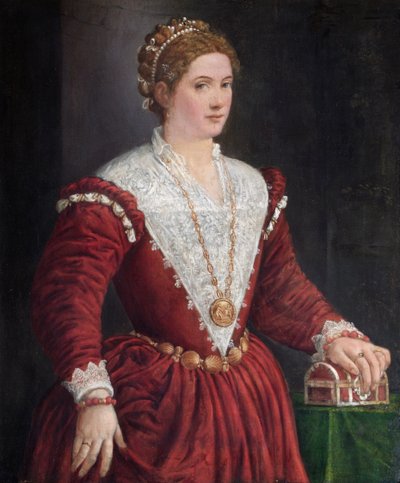 Egy ismeretlen hölgy (olaj, vászon) alkotó: Venetian School