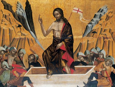A feltámadás, Velence vagy Kréta, 1500 körül alkotó: Veneto-Cretan School