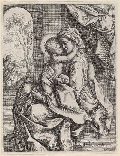 Szűz és Gyermek alkotó: Ventura Salimbeni after Guido Reni