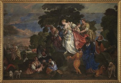 Mózes megmentett a vízből, 1582-83 alkotó: Veronese