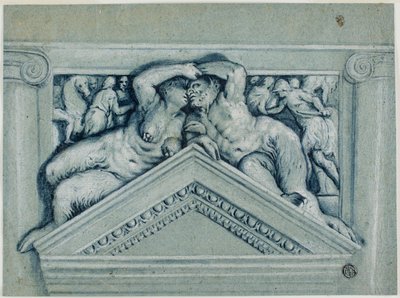 Overdoor Satyr és Satyress társaságában alkotó: Veronese