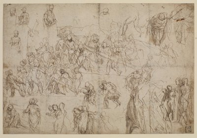 Tanulmányok a keresztet hordozó Krisztusról, 1571 körül alkotó: Veronese