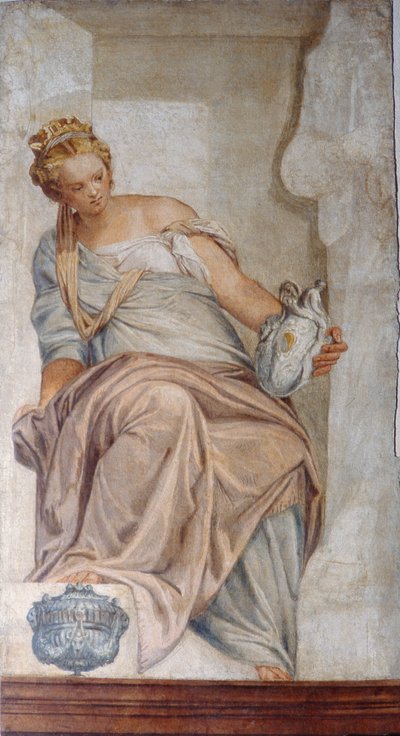 Mértékletesség, a sekrestye falától alkotó: Veronese