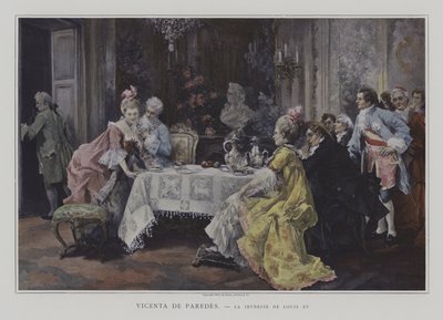 Lajos ifjúsága XV alkotó: Vicente de Parades