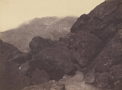 [Sziklák Gavarnie közelében] alkotó: Vicomte Joseph de Vigier