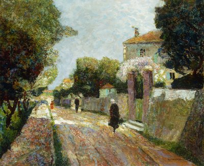 Sunny Village Street; Sunny Village Street alkotó: Victor Charreton