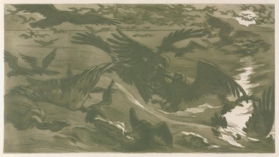 Ragadozó madarak, 1893. alkotó: Victor Emile Prouve