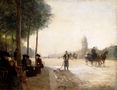 A Champs Elysees, Párizs, alkotó: Victor Gabriel Gilbert