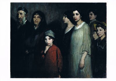 A kivándorlók, 1910 körül (olaj, vászon) alkotó: Victor Hageman