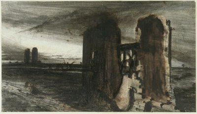 Romok egy tájban, 1870 alkotó: Victor Hugo