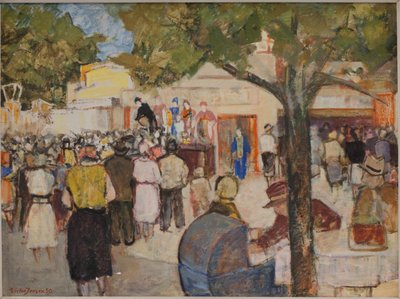Üdülőhely a Deerparkban alkotó: Victor Jensen