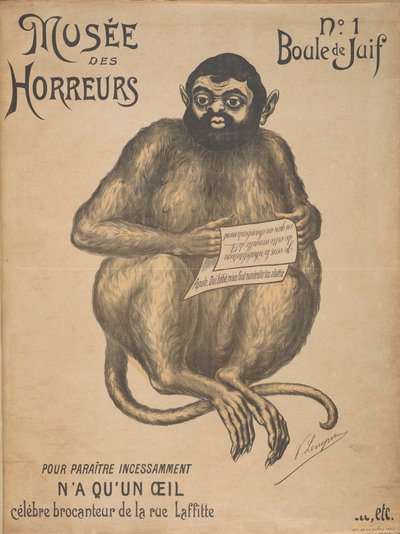 Borzalmak Múzeuma Borzalmak galériája: Reinach József, 1899. alkotó: Victor Lenepveu
