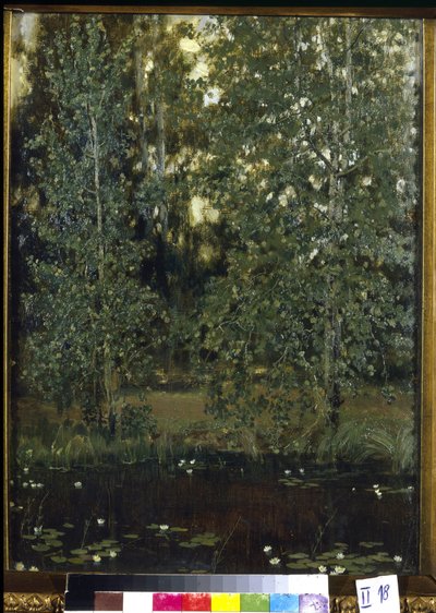 Akhtyrka-i tó (vagy Okhtyrka, Ukrajna). Viktor Mihajlovics Vasnyecov (1848-1926) festménye, olaj, vászon alkotó: Victor Mikhailovich Vasnetsov