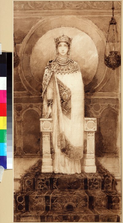 Szent Ilona (római császárnő, I. Konstantin anyja) (247/250 körül - 329/330 körül) - Viktor Mihajlovics Vasnyecov Szent Ilona (1848-1926) alkotó: Victor Mikhailovich Vasnetsov