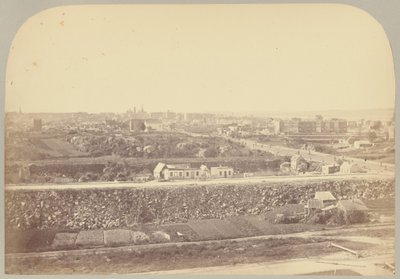 Pl. XVII. Panorámás kilátás a Múzeumtól nyugatra alkotó: Victor Prevost, Gaston L. Feuardent and Co., New York