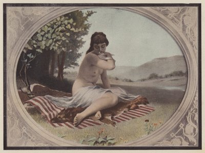 A nimfa (színes litho) alkotó: Victor Renault des Graviers