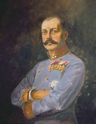 Franz Salvator osztrák főherceg tábornok, 1916 körül (olaj, vászon) alkotó: Vienna Nedomansky Studio
