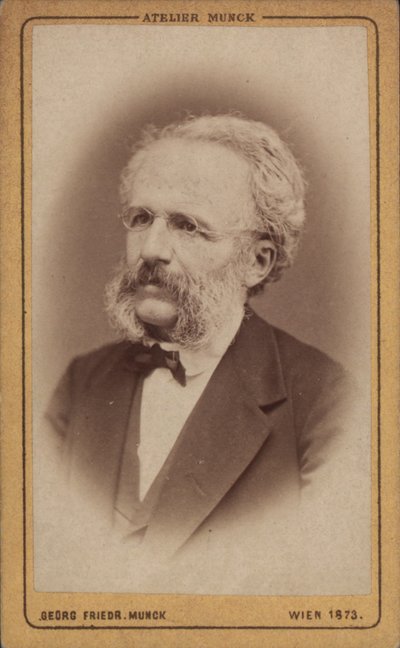 August Wilhelm Ambros zeneszerző portréja 1816-1876, 1773. alkotó: Vienna . Photo studio Georg Friedrich