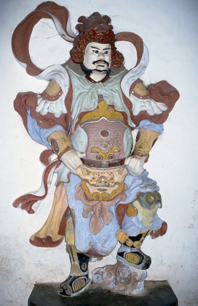 A templom őrzőjének szobra, Thien Mu pagoda, Hue, Vietnam alkotó: Vietnamese School