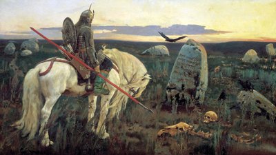 Egy lovag a válaszúton, 1898. alkotó: Viktor Mikhaylovich Vasnetsov